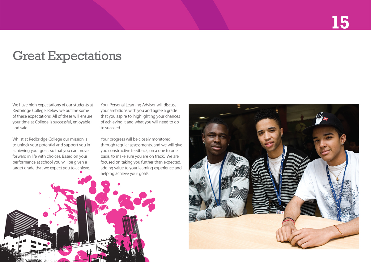 Redbridge College Prospectus 2010 PLP Form iPad